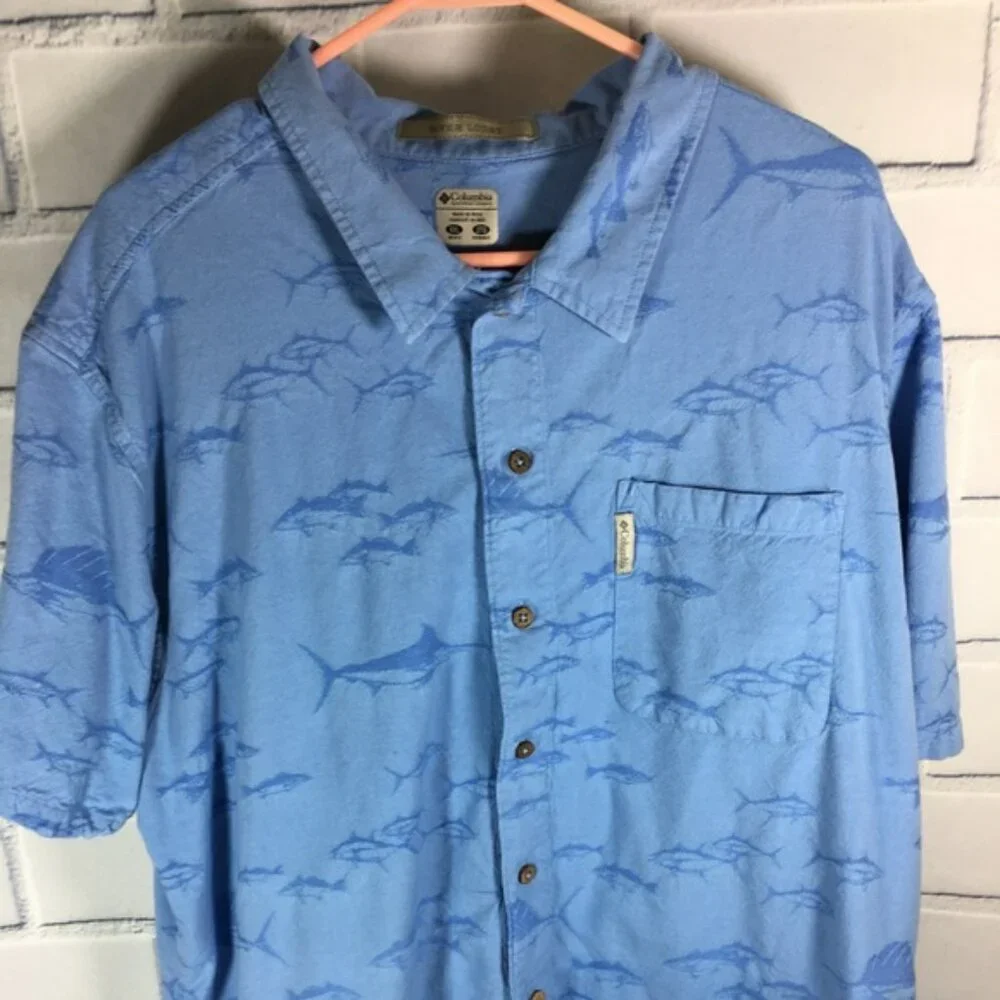Columbia River Lodge button down XXL fish print - Picture 5 of 5